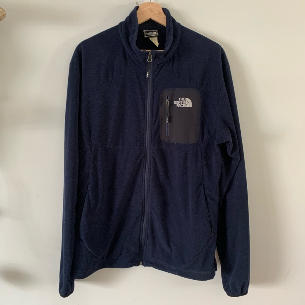 Vintage 90s The North Face Navy Full-Zip Jacket